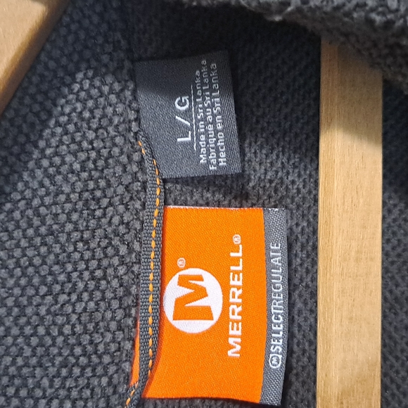 Merrell 1/4 zip pullover mock turtleneck- Large - gray - Picture 2 of 4